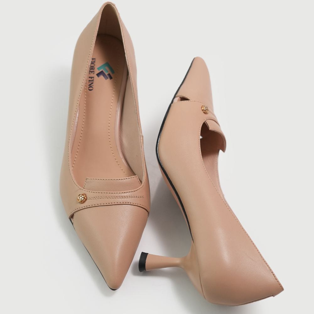 PANTOFI STILETTO FIORE FINO-2602490-TAUPE-