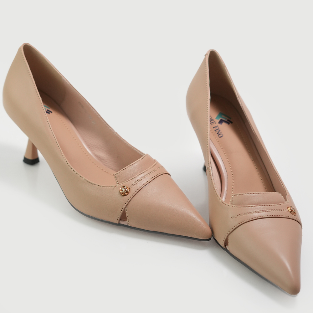 PANTOFI STILETTO FIORE FINO-2602490-TAUPE-