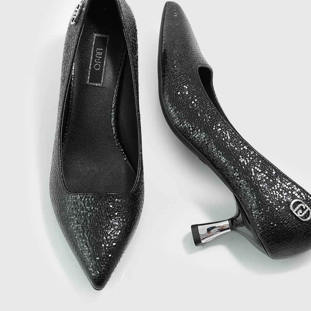 Pantofi cu toc metalic Liu Jo 